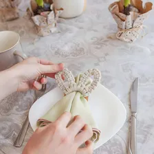 Guardanapo Decoupage Decorado Padrão Rococo Cru Keramik Foto mini 3