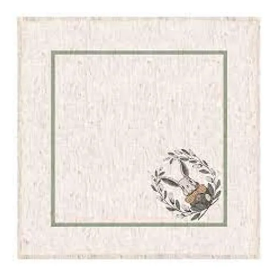 Guardanapo Linho Páscoa 42x42 - Decortextil Foto 1