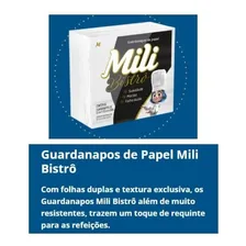 Guardanapo Mili Bistro Folha Dupla 30x29,5cm- 24 Pactes C/50 Foto mini  2