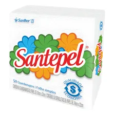 Guardanapo Santepel 50 Folhas Simples 24x22 Kit 10 Foto mini 4