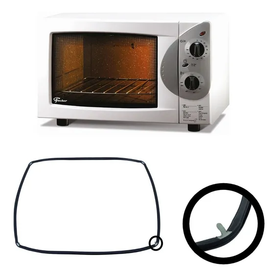 Guarnição Borracha Da Porta Forno Fischer vedação Gourmet Grill Foto 1
