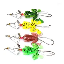 Gudaoshop Kit 4 Isca Artificial Sapo Frog Anti Enrosco Traira Tucunare 052 Foto mini 4