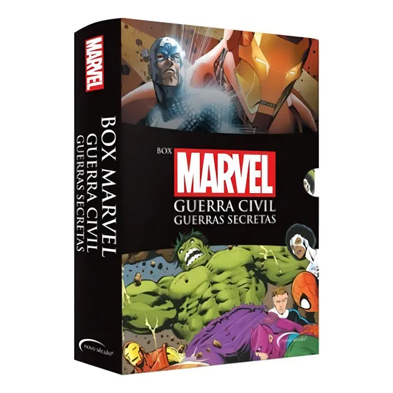 Guerra Civil E Guerras Secretas - Box Marvel - 2 Volumes Foto 1