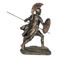 Guerreiro Aquiles Estatueta Decorativa Em Resina Enfeite Cor N/a Foto mini 4