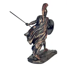 Guerreiro Aquiles Estatueta Decorativa Em Resina Enfeite Cor N/a Foto mini 3