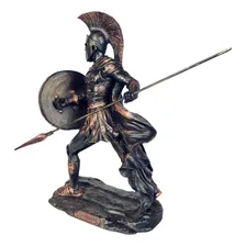 Guerreiro Aquiles Estatueta Decorativa Em Resina Enfeite Cor N/a Foto mini 2