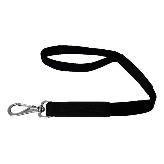 Guia Cães Com Engate Giratório. Guia Treinamento Sãopet 25cm Cor Preto Foto 1