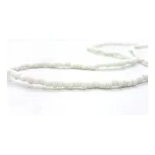 Guia Colar Miçanga Branco Oxalá Umbanda 50cm Foto mini 1