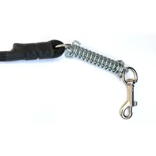Guia Curta C/ Amortecedor 60 Cm Para Cães De Grande Cor Preto Liso Foto mini  2