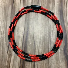 Guia Exú Pomba Gira Miçanga Jablonex 60 Cm Umbanda Candomblé Foto mini  2