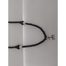 Guia Fio Colar Exu Caveira Capa Preta Tranca Rua 60cm Foto mini 4