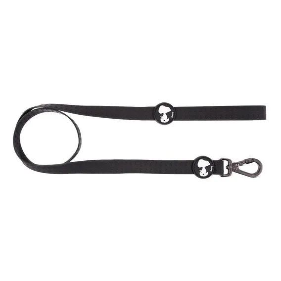 Guia Para Cachorro Pet Snoopy Snoopy Black Zooz Pets G 120cm Foto 1