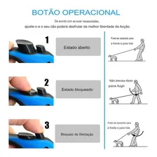 Guia Para Cachorro Retratil Coleira Peitoral Com Regulagem Foto mini 3