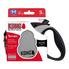 Guia Retrátil 5 Metros Cachorro Até 30 Kg Kong Terrain Médio Cor Cinza Foto mini  2