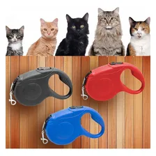 Guia Retrátil Pra Passeio Viagem Cachorro Gato Coleira Foto mini  2