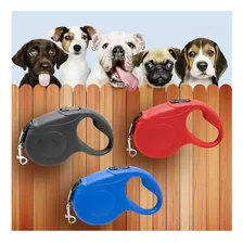 Guia Retrátil Pra Passeio Viagem Cachorro Gato Coleira Foto mini  3