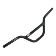 Guidão Cross Freestyle P/ Bicicleta Aço Preto Bmx Reforçado Foto mini 1