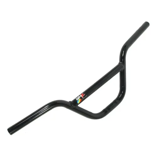 Guidão Cross Freestyle P/ Bicicleta Aço Preto Bmx Reforçado Foto 1