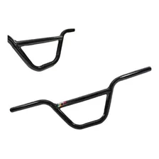 Guidão Cross Freestyle P/ Bicicleta Aço Preto Bmx Reforçado Foto mini 3