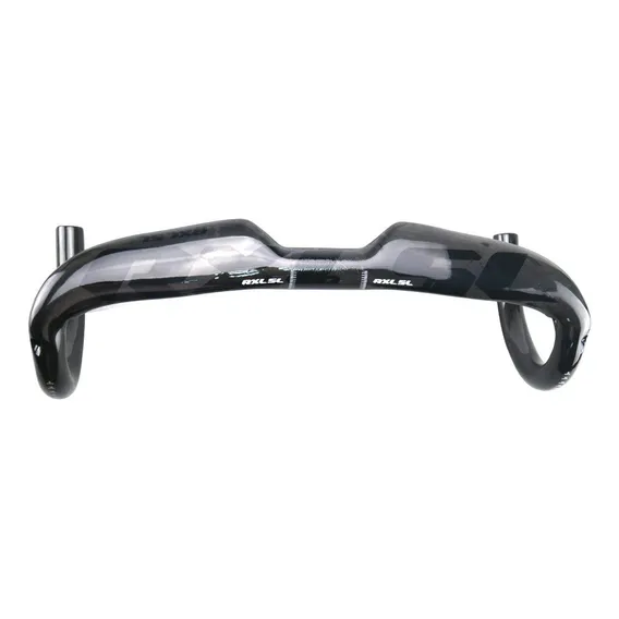 Guidão Drop Rxl Sl Para Bicicleta, Guidão De Carbono, Guidão Ultraligeiro De Carbono, 31,8 X 420 Mm, Preto Ud, Queda Brilhante: 130 Mm. Alcance De 80 Mm. Guidão De Bicicleta De Estrada Foto 1