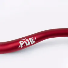 Guidão Hupi Pub Rise 40 31,8mm X 800mm - Vermelho Foto mini 4