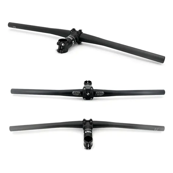 Guidão Mtb Kalloy Uno Hb-fb21l Alumínio Preto 31.8mm X 720mm Foto 1
