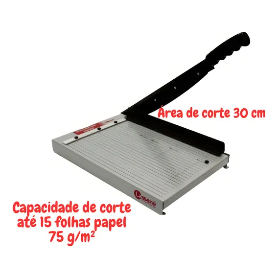 Guilhotina Facão De Aço Corta Papel Até 30cm A4 - Lassane Foto 1
