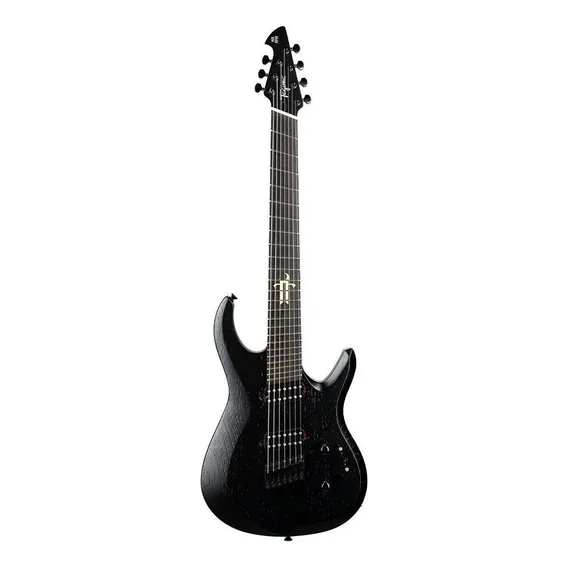 Guitarra 7 Cordas Tagima True Range 7 Black Gold Multiscale Foto 1