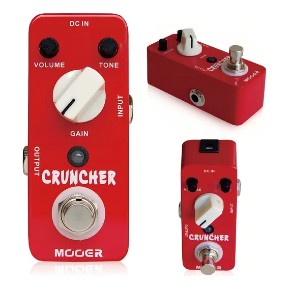 Guitarra de distorção de pedal Mooer Cruncher True By Pass Foto 1