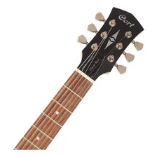 Guitarra Elétrica Cort Cr Series Cr100 Les Paul De Mogno Cherry Red Burst Brilhante Foto mini 4
