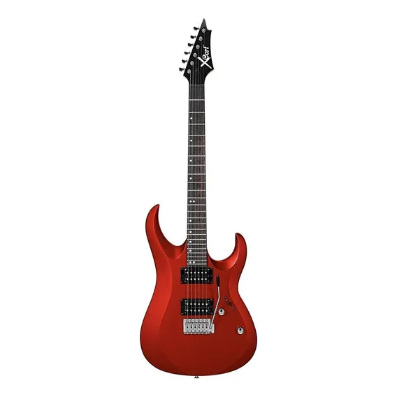 Guitarra elétrica Cort X Series X-1 de choupo red com diapasão de pau-rosa Foto 1