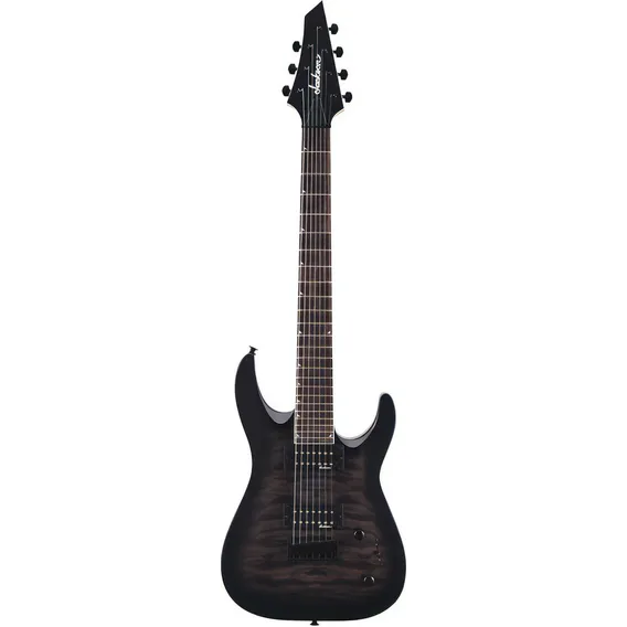 Guitarra elétrica de 7 cordas Jackson JS22q-7 Dka Ht Bk Brst Foto 1