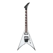 Guitarra elétrica Jackson Js32 King V branca com preta Foto mini 1