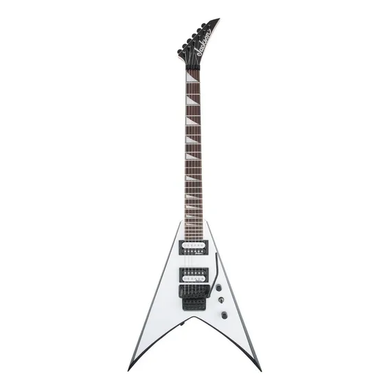 Guitarra elétrica Jackson Js32 King V branca com preta Foto 1