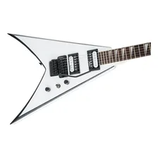 Guitarra elétrica Jackson Js32 King V branca com preta Foto mini 4