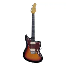 Guitarra elétrica Tagima TW Series TW-61 jazzmaster de choupo 1986 sunburst com diapasão de madeira técnica Foto  mini 1