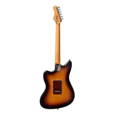 Guitarra elétrica Tagima TW Series TW-61 jazzmaster de choupo 1986 sunburst com diapasão de madeira técnica Foto mini 4
