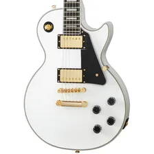 Guitarra EpiPhone Les Paul Custom Pro White Foto mini 1