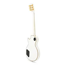Guitarra EpiPhone Les Paul Custom Pro White Foto mini 3