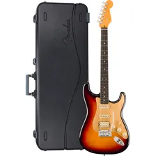 Guitarra Fender American Ultra Ii Stratocaster Hss Ebony Fin Foto mini 2