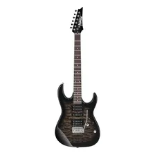 Guitarra Ibanez Gio GRX70QA Cor Transparent Black Sunburst Foto mini 1