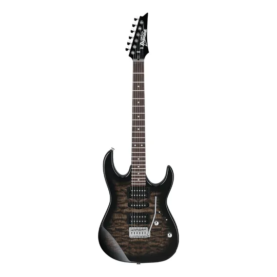 Guitarra Ibanez Gio GRX70QA Cor Transparent Black Sunburst Foto 1