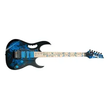 Guitarra Ibanez Jem 77p Premiun BFP Cor Azul Material da Escala Maple/Walnut Orientação da mão Destro Foto mini 1