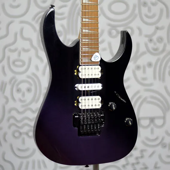 Guitarra Ibanez Rg470 Dx Tmn Tokyo Midnight Supertrato Hsh Braço Wizard Iii Ponte Edge-zero Ii Corpo Em Meranti Escala Em Jatoba Captadores Quantum Com Palheta Groover Foto 1