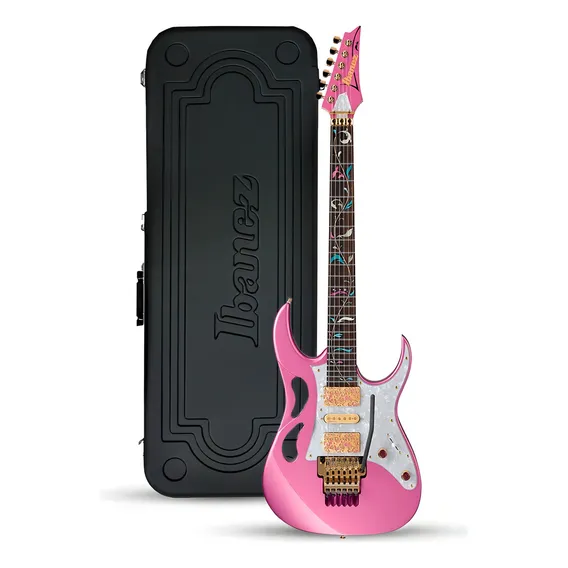 Guitarra Ibanez Steve Vai Signature Pia3761 Ptp Panther Pink Foto 1