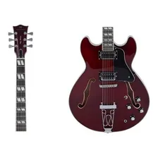 Guitarra Michael Michael Jazz Action GM1159N Wine Red - Saldo Foto mini 4