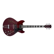 Guitarra Michael Michael Jazz Action GM1159N Wine Red - Saldo Foto mini 2