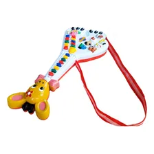 Guitarra Musical Infantil Girafa 26 Teclas Sons E 10 Músicas Foto mini 4