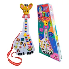 Guitarra Musical Infantil Girafa 26 Teclas Sons E 10 Músicas Foto mini 2