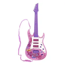 Guitarra Musical Infantil Som Luzes Criança Rock Star Festa Foto mini 4